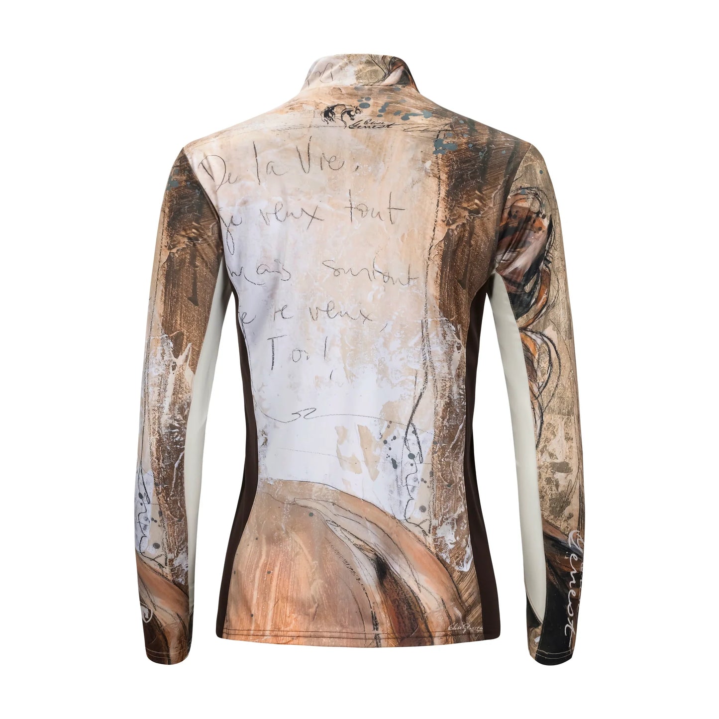 Arista Equestrian Artist Series Elise Genest Je Veux Tout Mesh Sleeve Quarter Zip