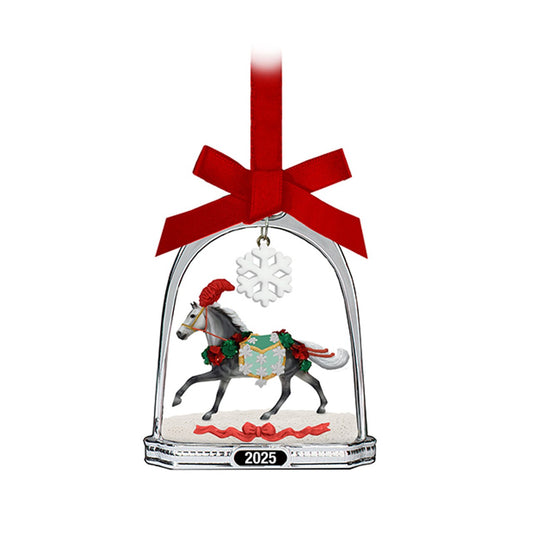 Breyer Stirrup Ornament-Christmas in Bloom