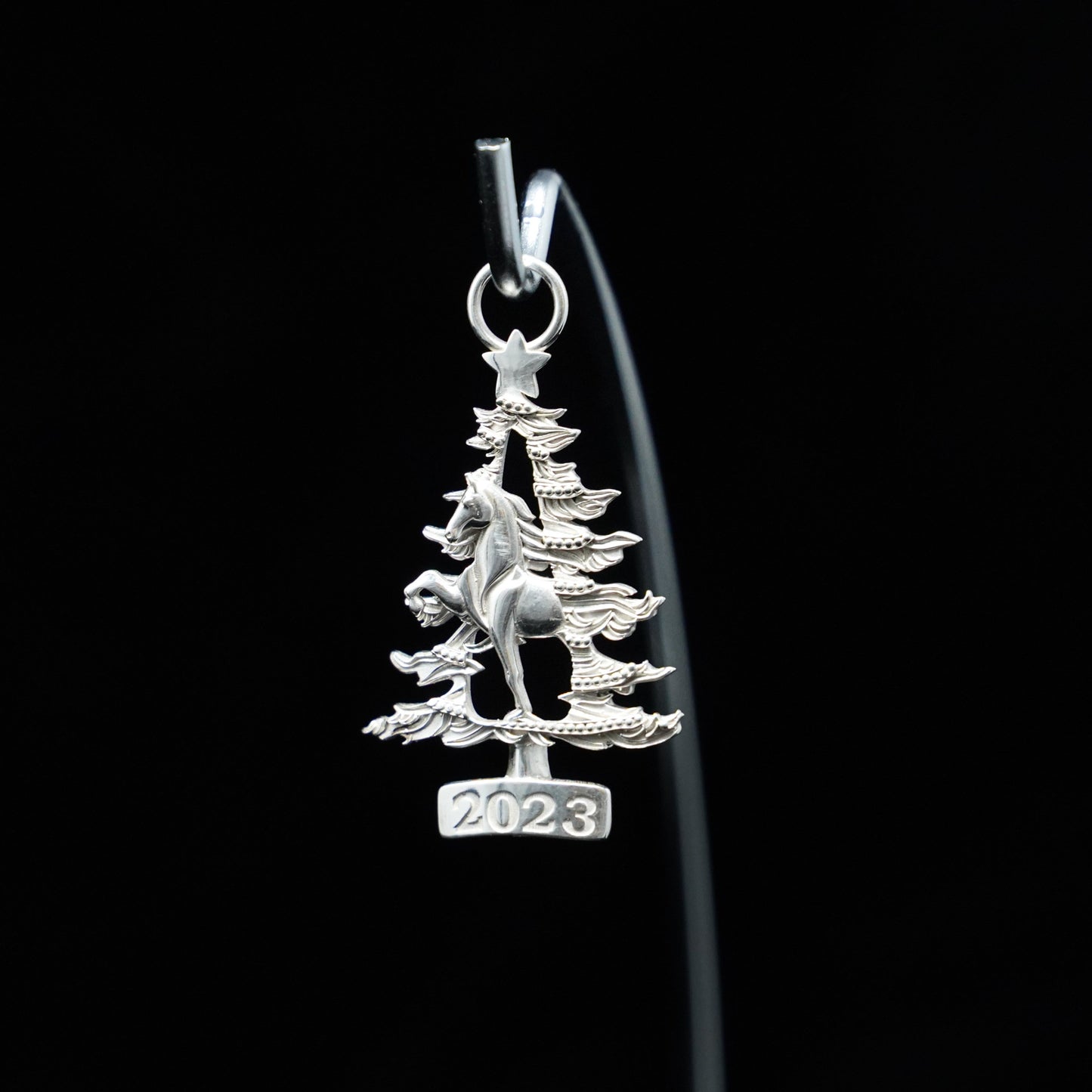 ASB Museum X Churchwell’s Jewelers: 2023 Sterling Silver American Saddlebred Ornament