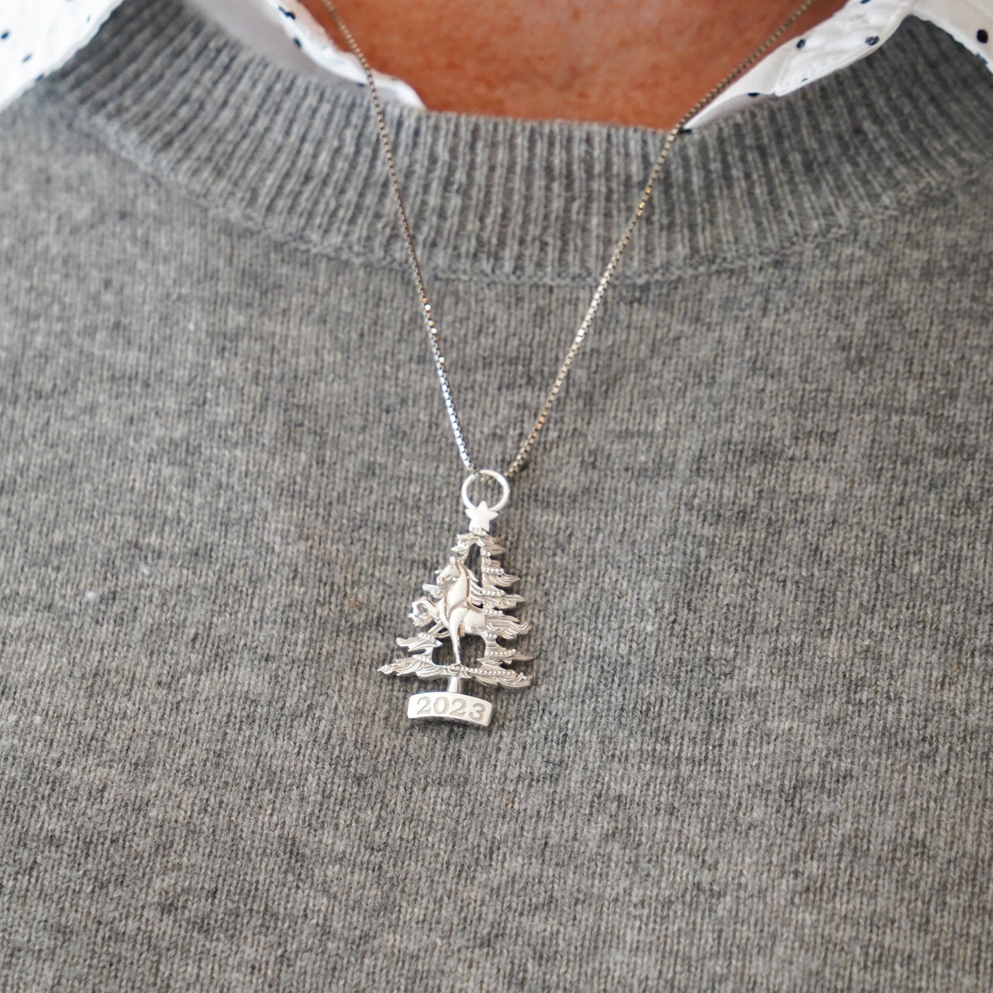 ASB Museum X Churchwell’s Jewelers: 2023 Sterling Silver American Saddlebred Ornament