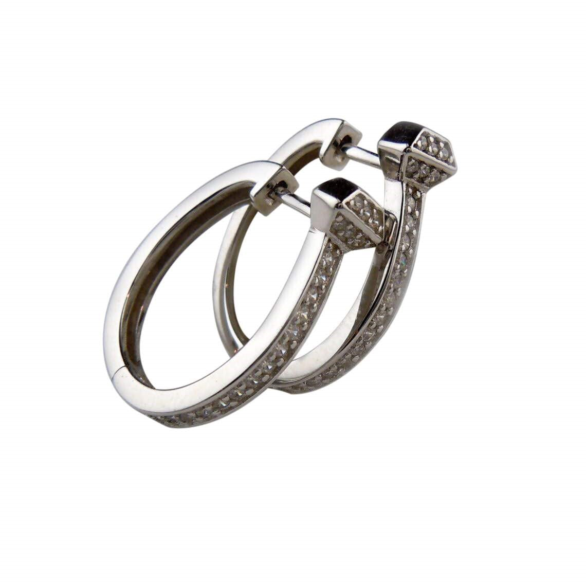 Horseshoe Nail Hoop Earrings