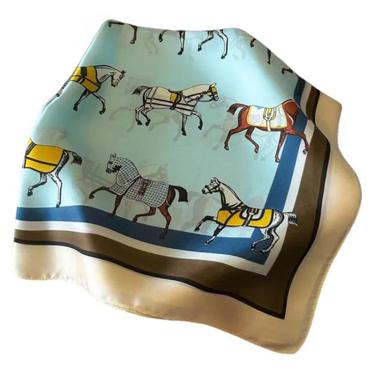 Horses in Blankets Scarf