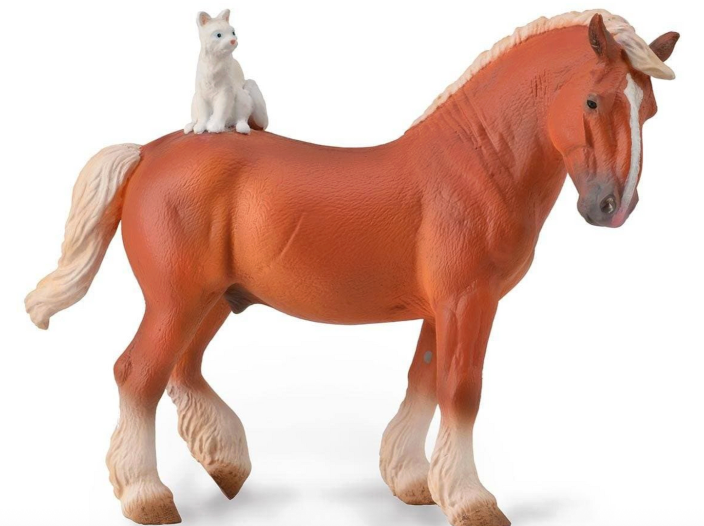 Breyer Draft Horse with Cat