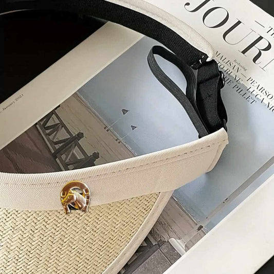 Equestrian Wide Brim Linen Cotton Sun Hat