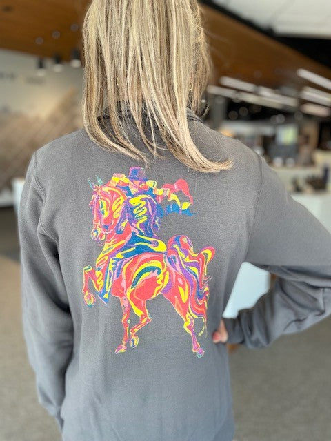 10th Anniversary WCHS Champion’s Hat Zip-Up Sweatshirt, Featuring Artwork by Andy Johns