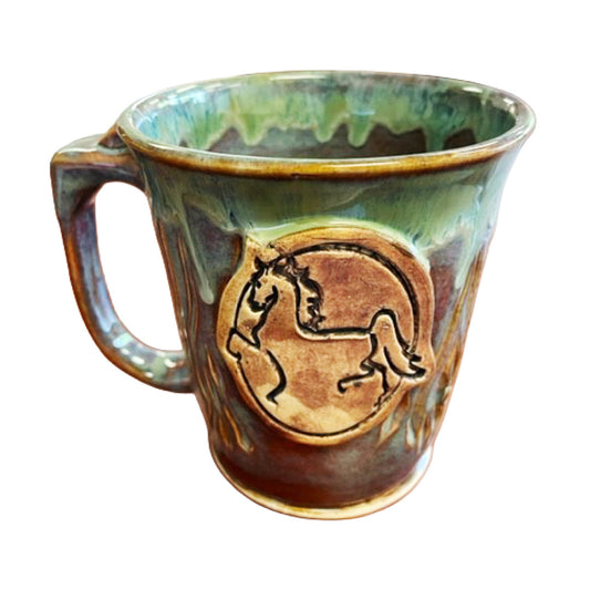 Handmade Pottery American Saddlebred Mug