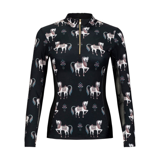 Arista Equestrian Apollo Quarter Zip, Navy