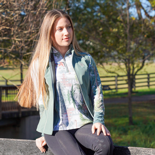 Arista Equestrian Iconic Bit Vest, Eucalyptus