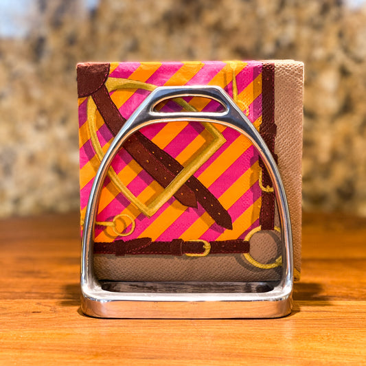 Arthur Court Stirrup Napkin Holder