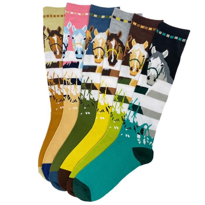 At the Fence Adult Knee Socks