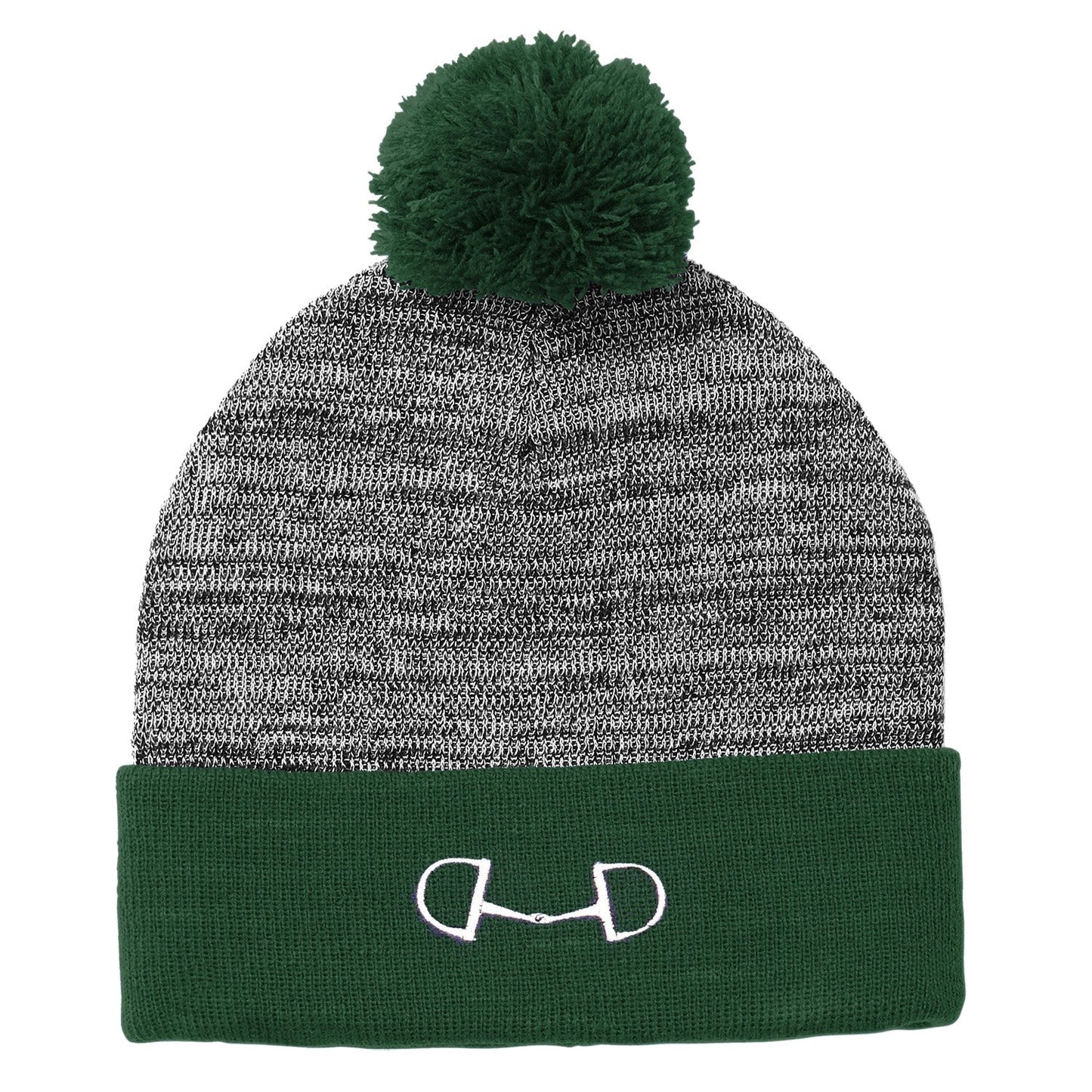 D-Ring Bit Pom Pom Beanie