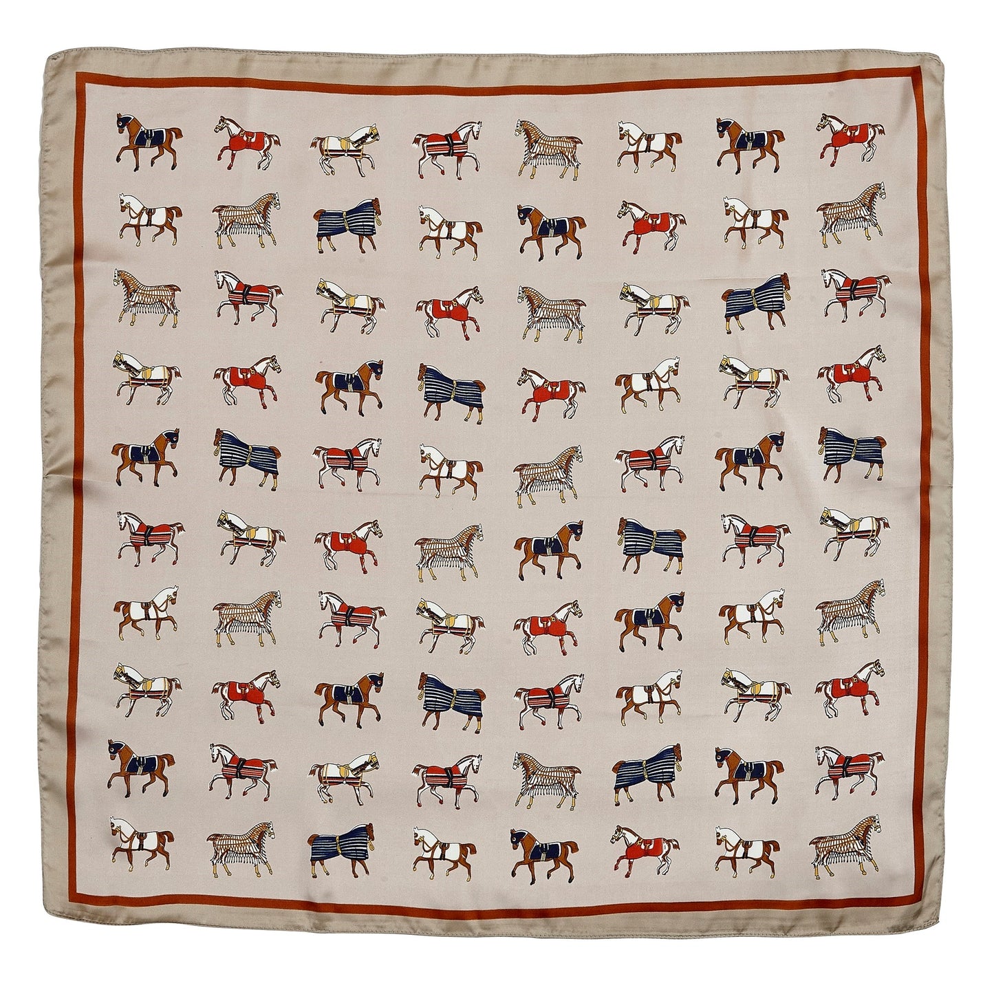 Mini Horses in Blankets Scarf