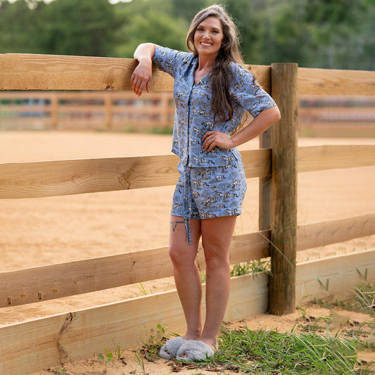 Blue Toile Loungewear