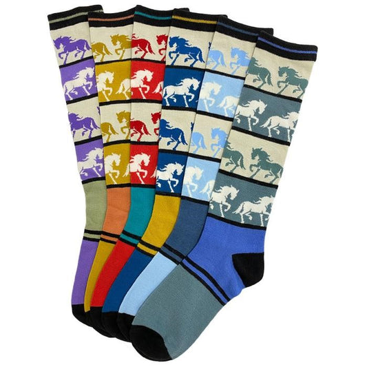 Bold Horse Adult Knee Socks