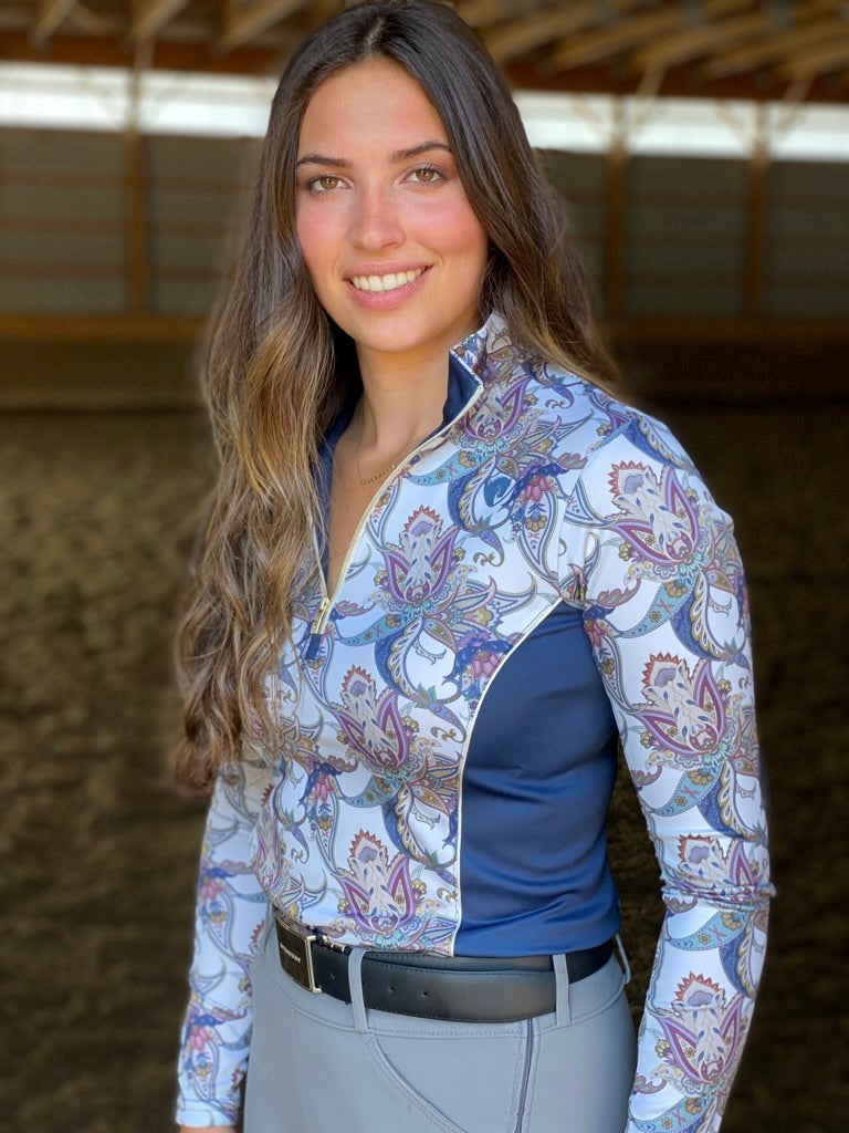 Arista Equestrian Bouquet Quarter Zip