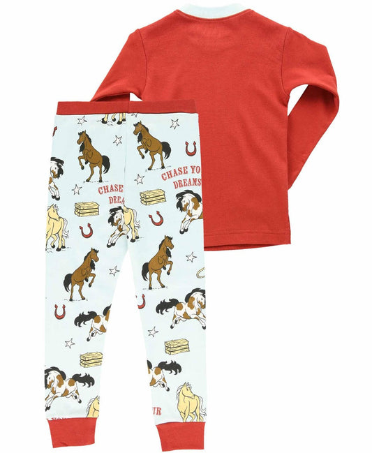 Chase Your Dreams Kid's Long Sleeve Pajama Set