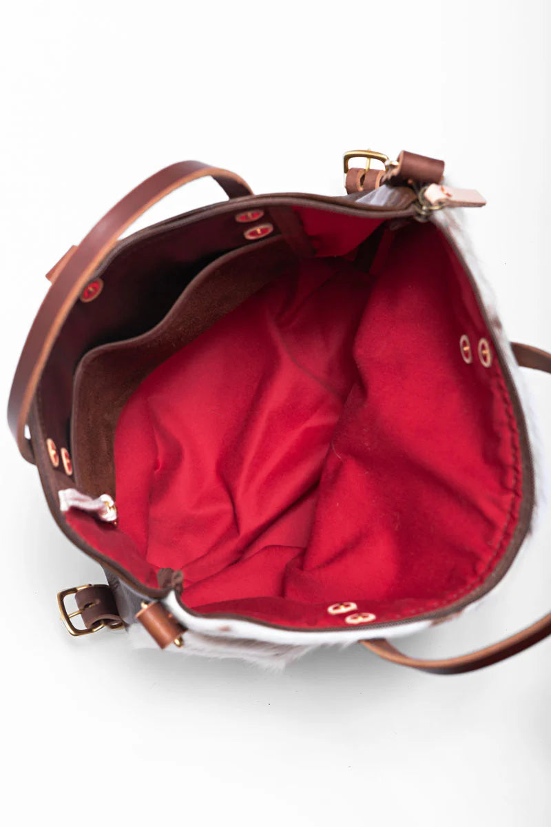 Meanwhile Back on the Farm® Hair on Hide Leather Backpack 2.0