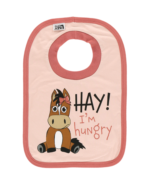 Hay I'm Hungry Bib