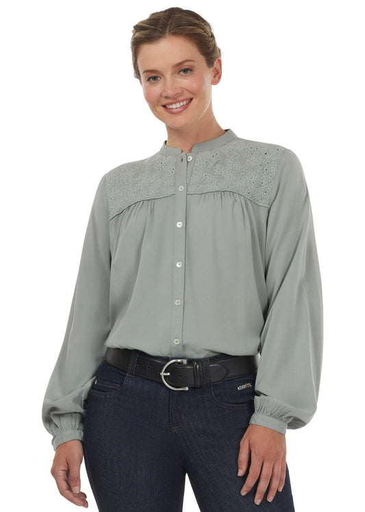 Kerrits Hollyhocks & Horseshoes Blouse