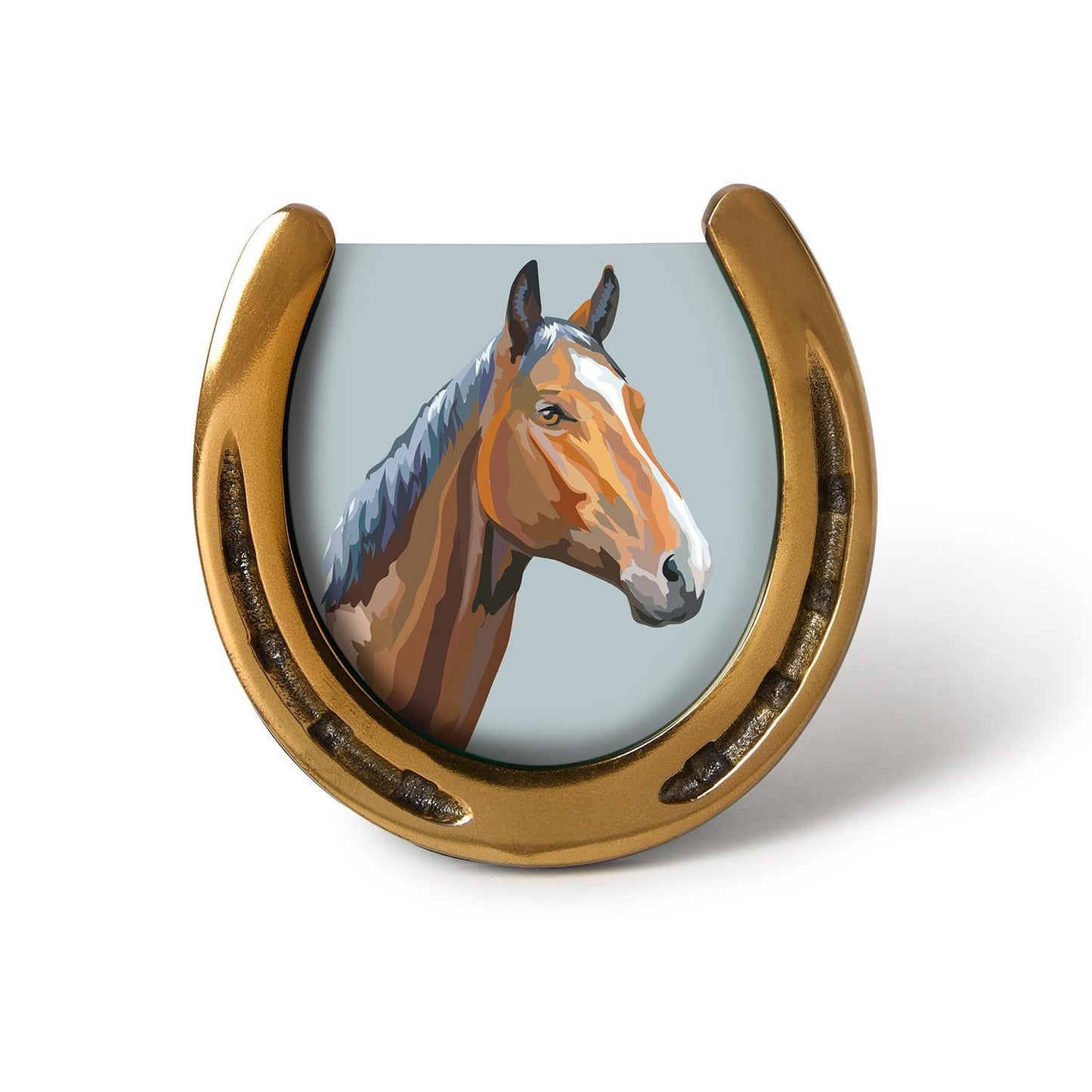 Horseshoe 3.5" x 3.5" Photo Frame