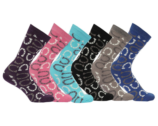 Lucky Horseshoes Crew Socks