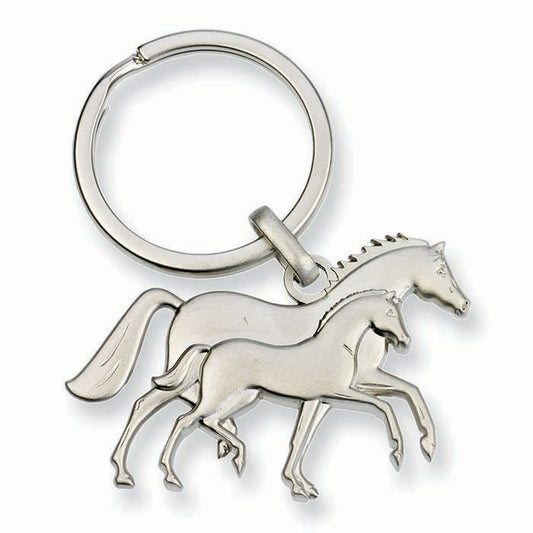 Mare and foal 3D keychain