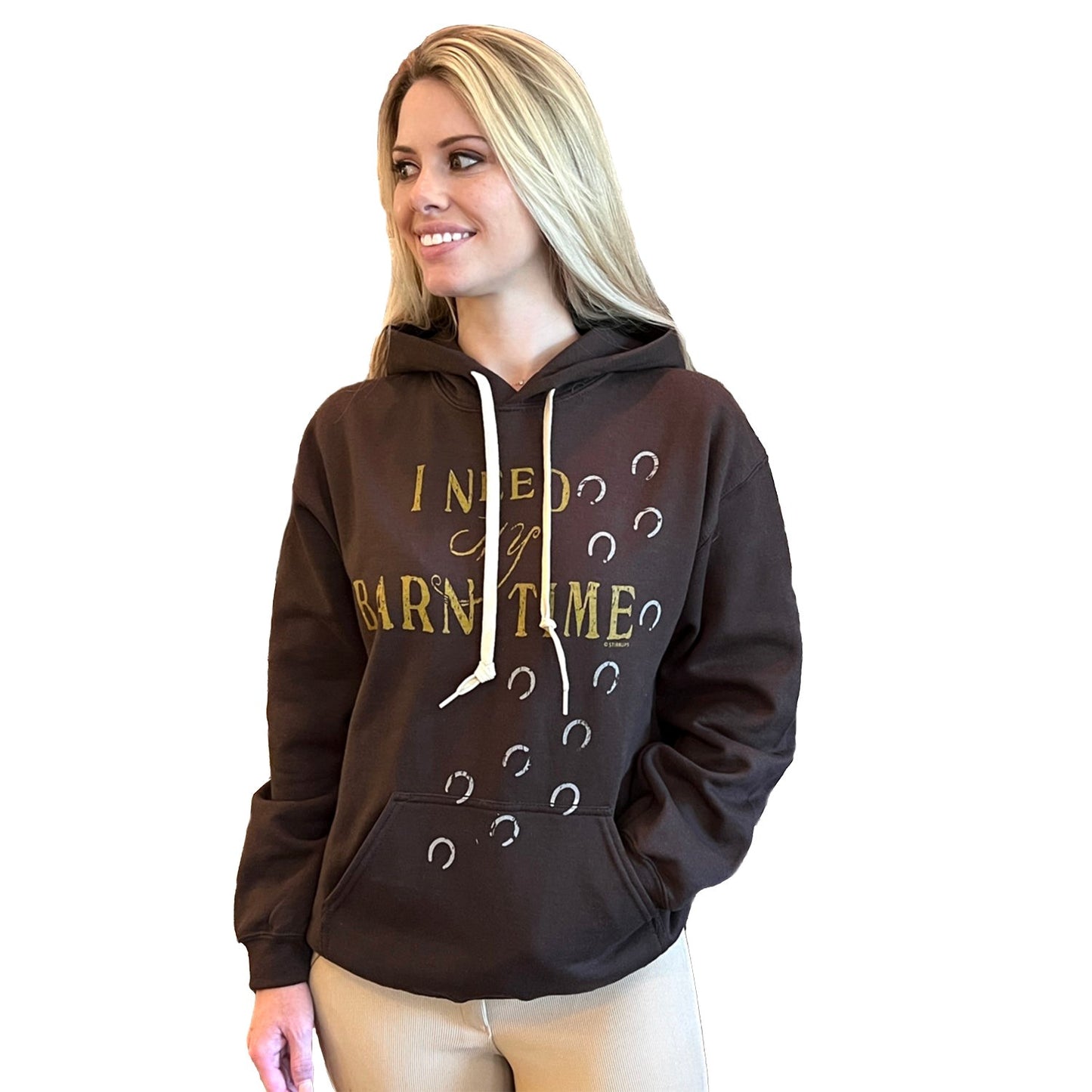 I Need My Barn Time Adult Hoodie