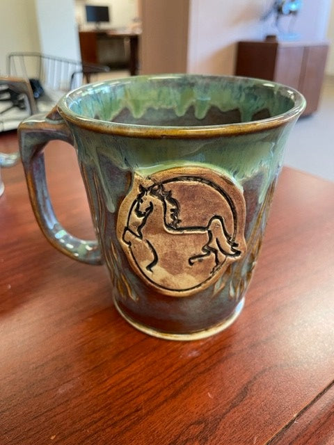 Handmade Pottery American Saddlebred Mug