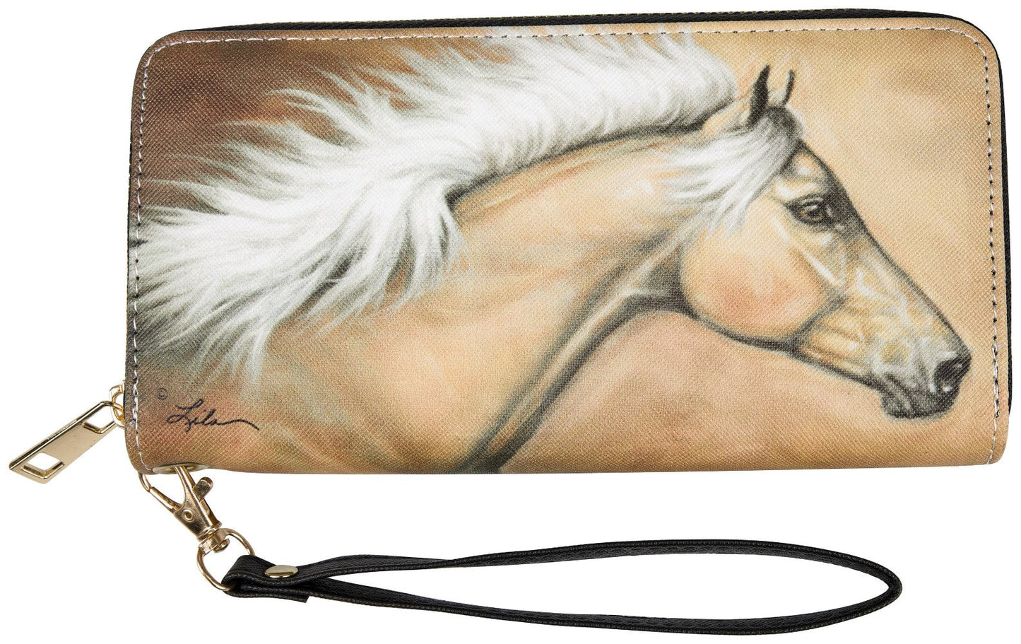 Equestrian Clutch Wallet