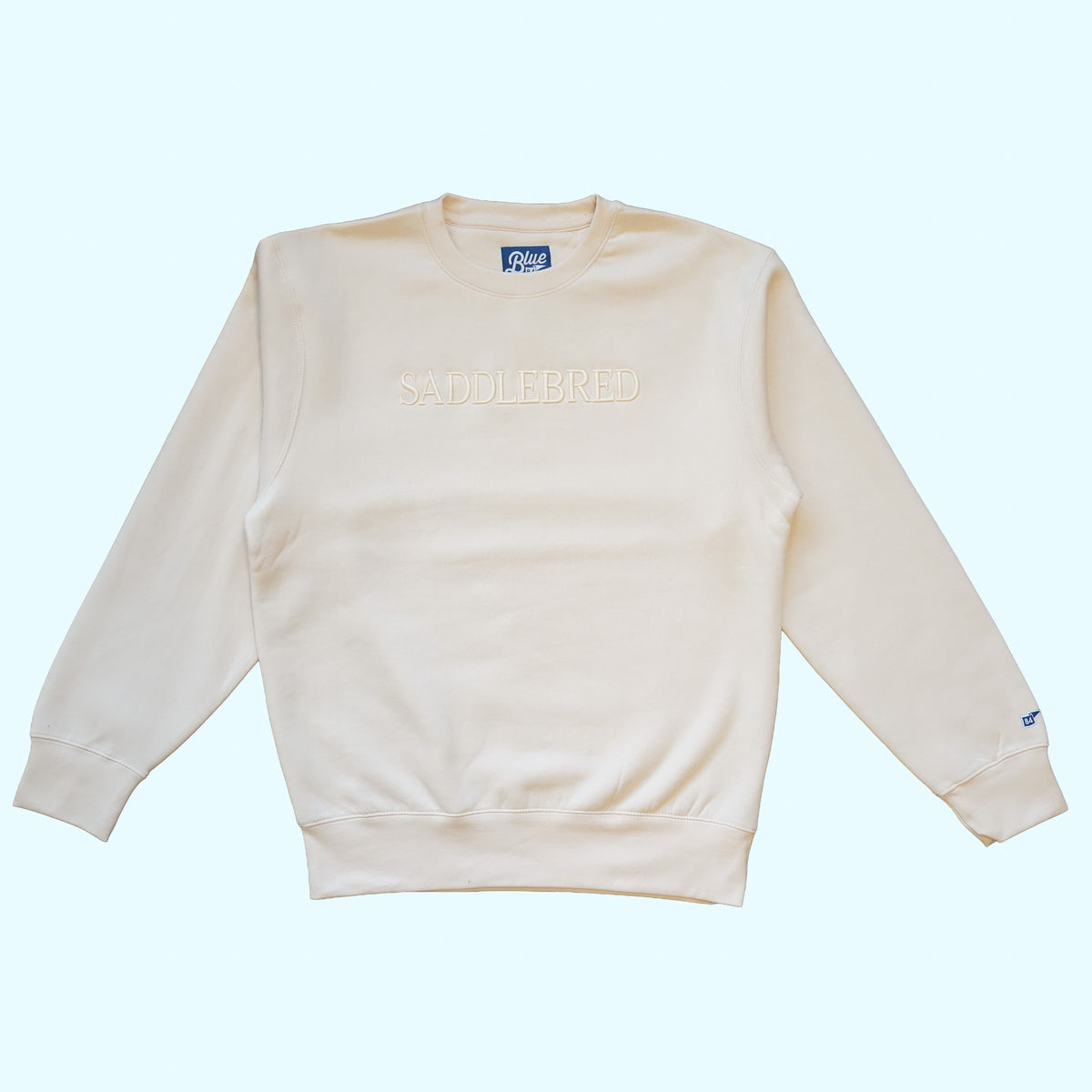 Saddlebred Crewneck Sweatshirt, Cream