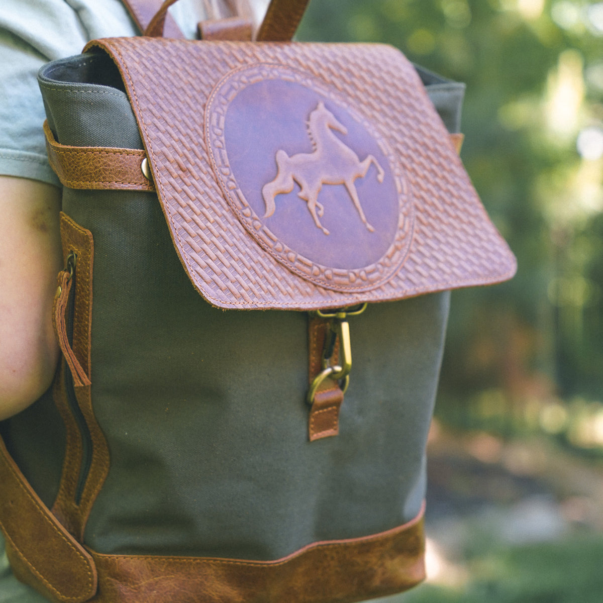 Tucker Tweed American Saddlebred Barn Backpack