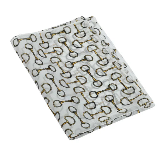 Lila Vintage Snaffle Bit Scarf