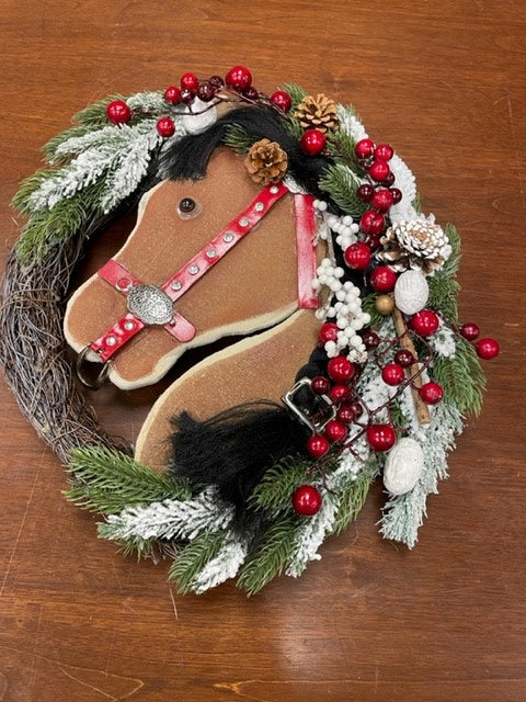 Horse Head Wreath