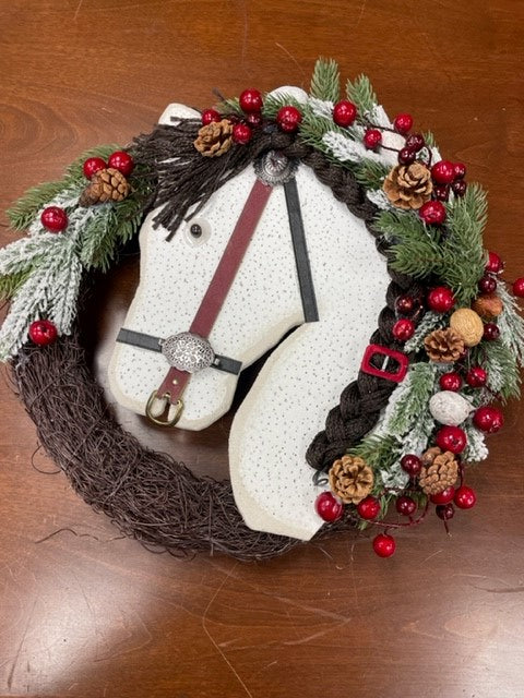 Horse Head Wreath