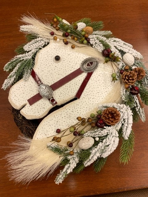 Horse Head Wreath