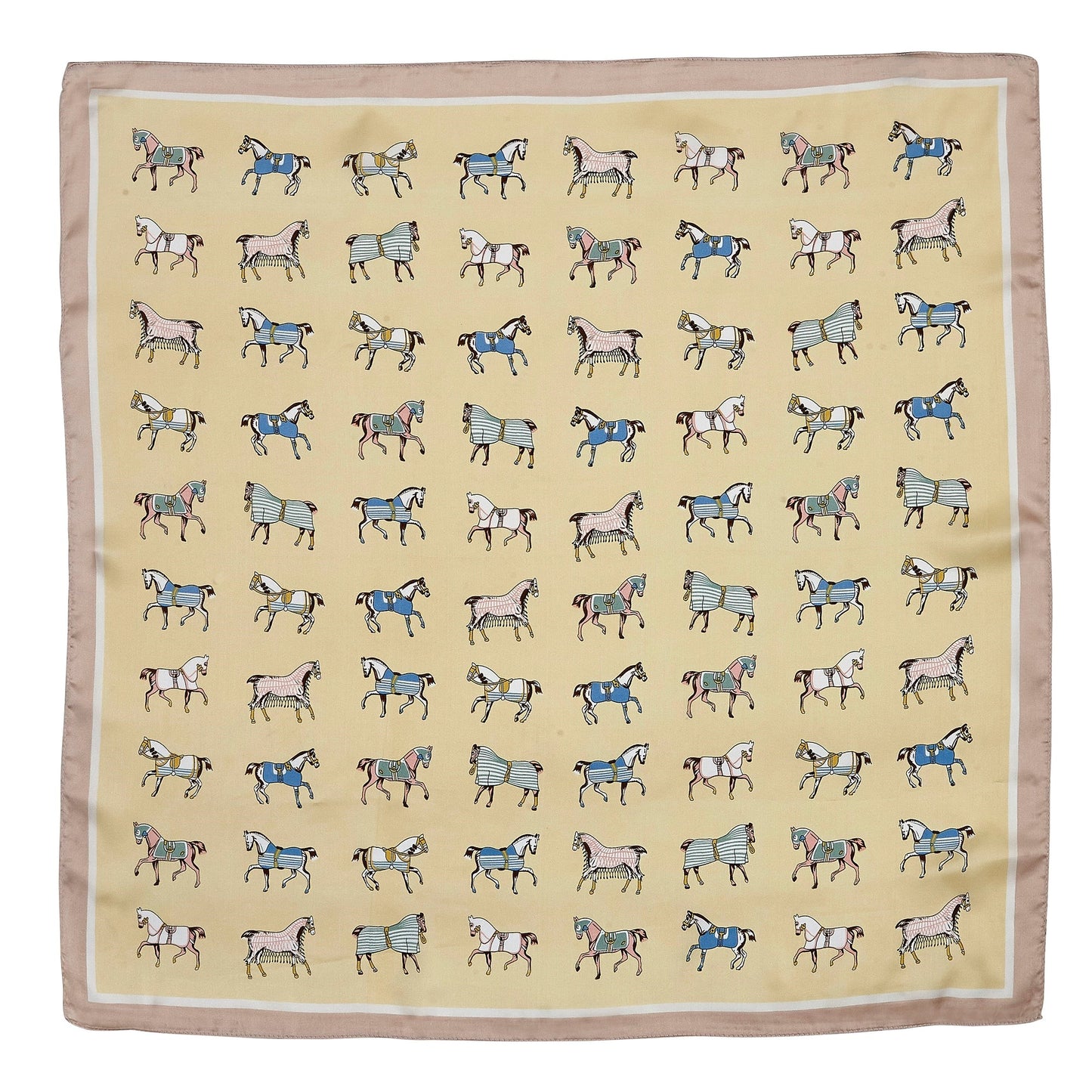 Mini Horses in Blankets Scarf