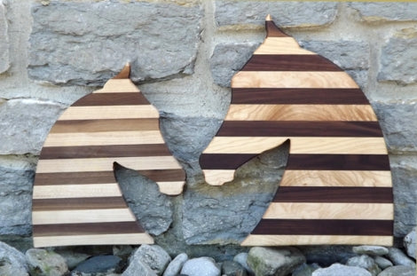 2 Horse Head Cutting Shaped Boards