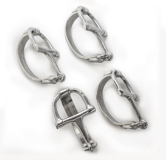 Arthur Court Bit Napkin Rings Set of Four