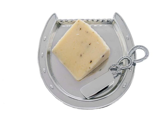 Arthur Court Horseshoe Plate and Server