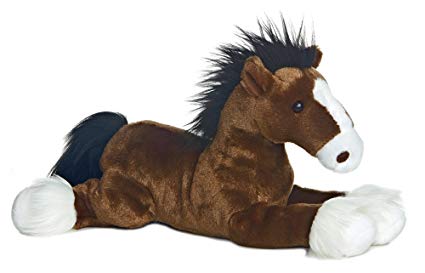 12" Plush Horse, "Captain"
