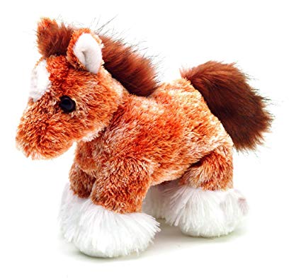 8" Horse Plush, "Clyde"