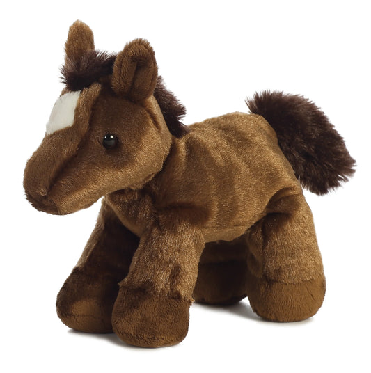8" Horse Plush, "Chestnut"