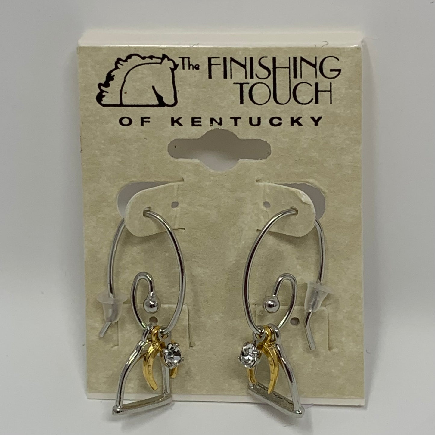 french wire with stirrup and horse shoe