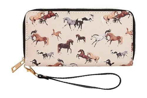 Equestrian Clutch Wallet