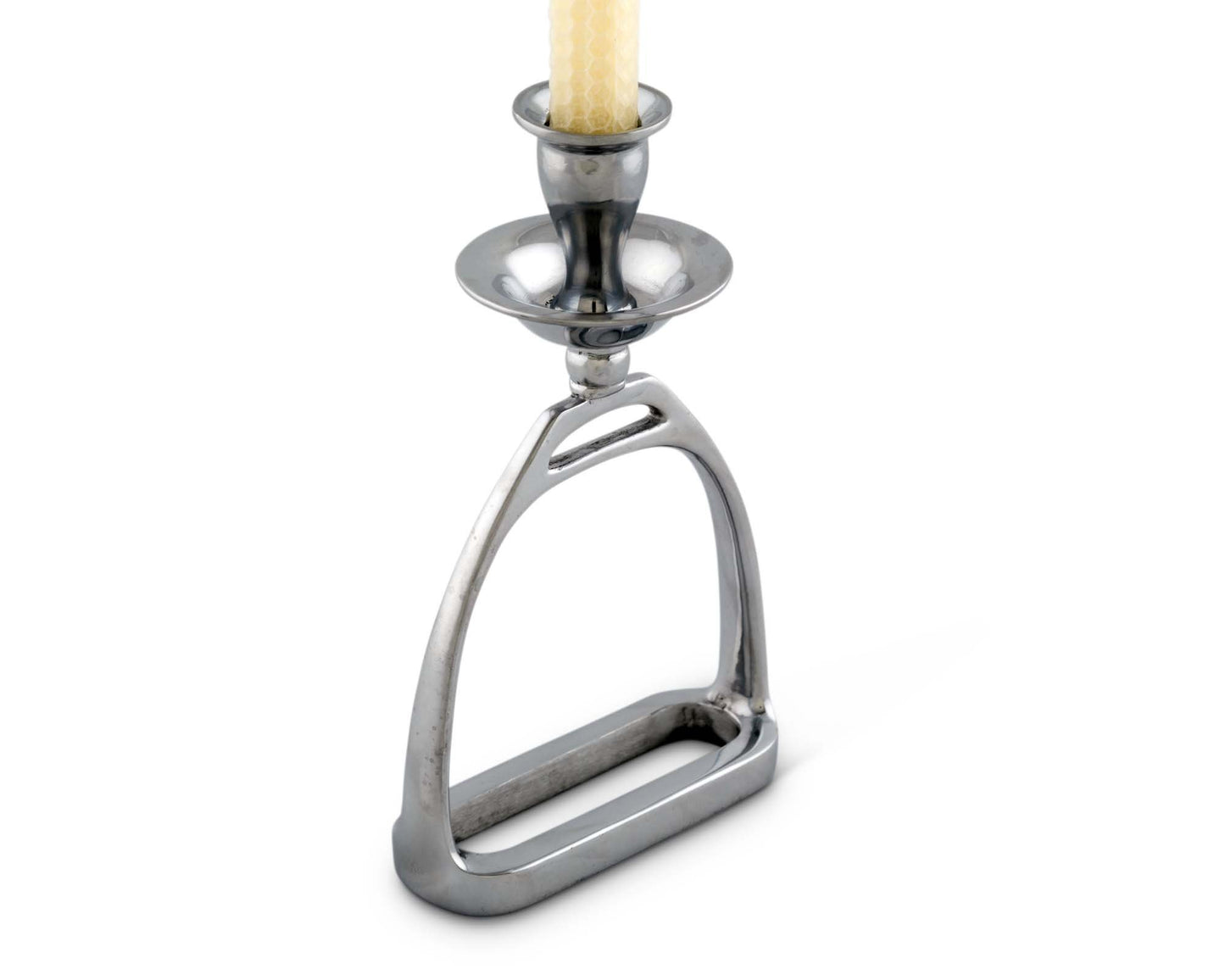 Arthur Court Equestrian Stirrup Candlesticks