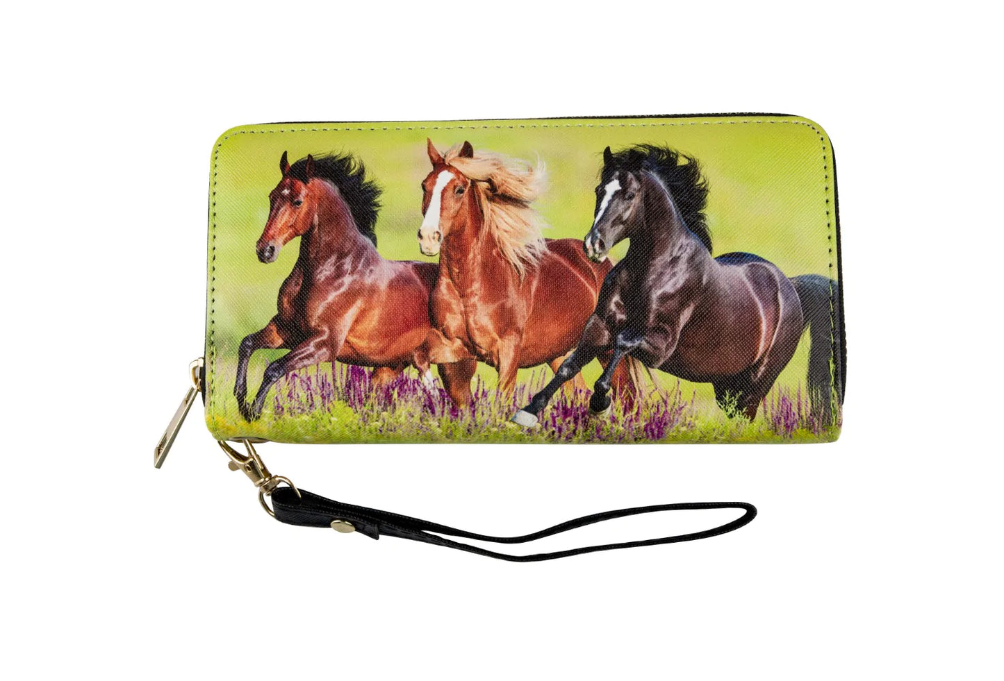 Equestrian Clutch Wallet