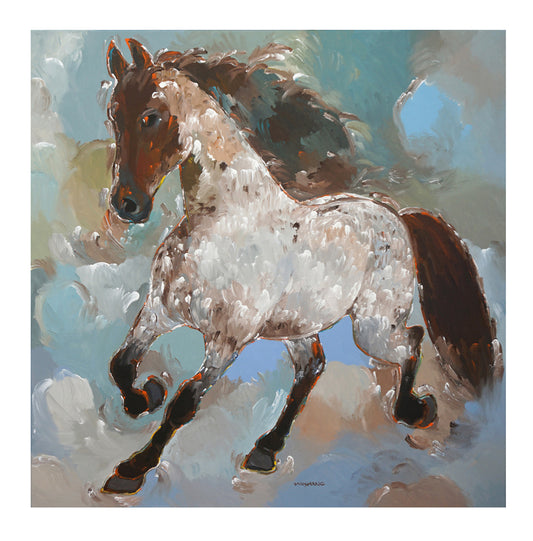 Hooshang Khorasani Lustre Horse Print