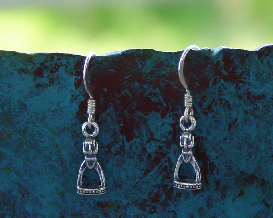 Sterling Silver Stirrup Earrings