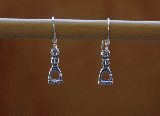 Sterling Silver Stirrup Earrings
