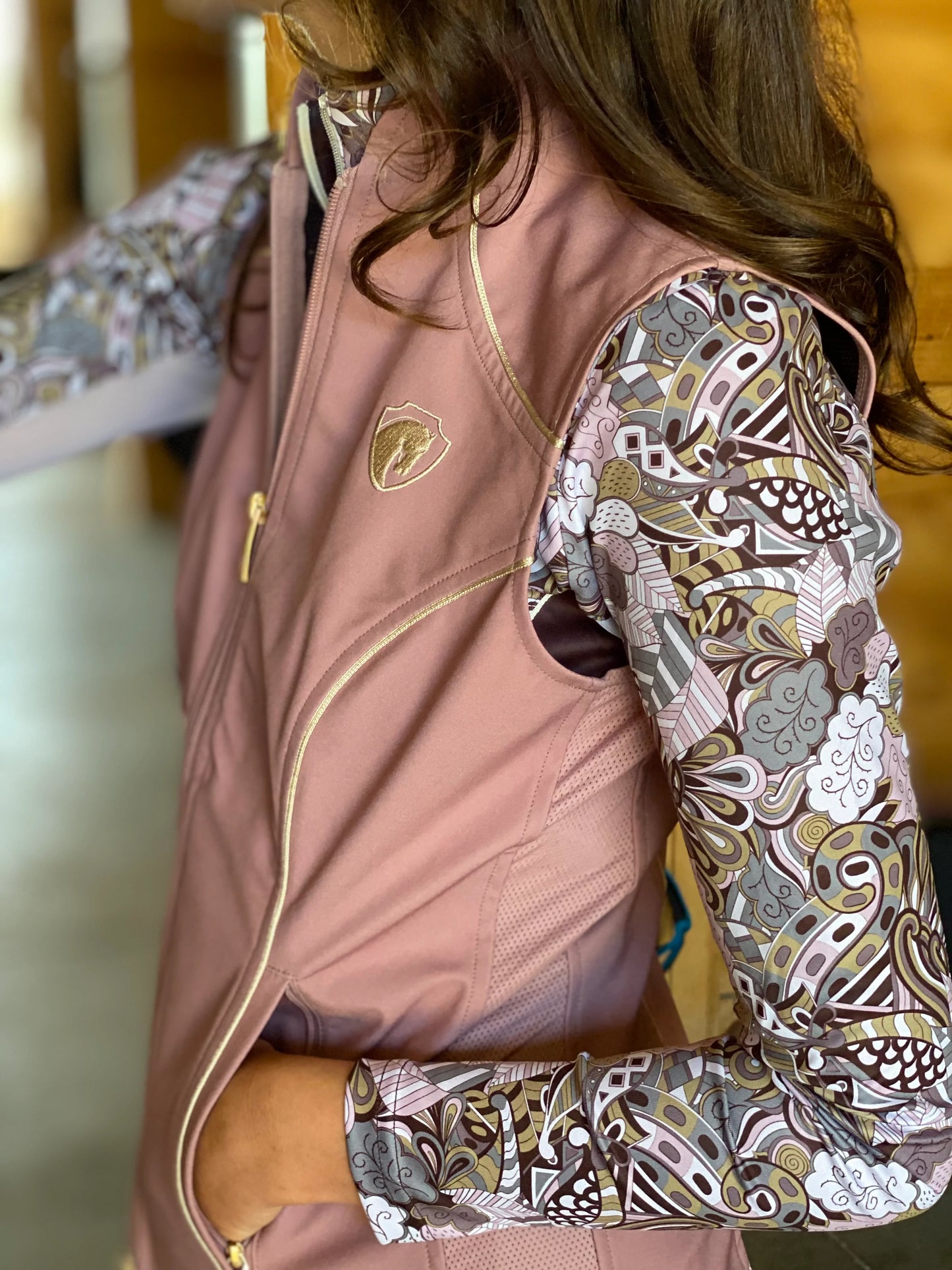 Arista Equestrian Pucci Quarter Zip